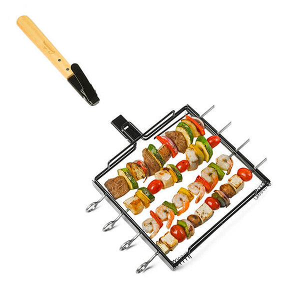 BARBECUE SKEWER RACK