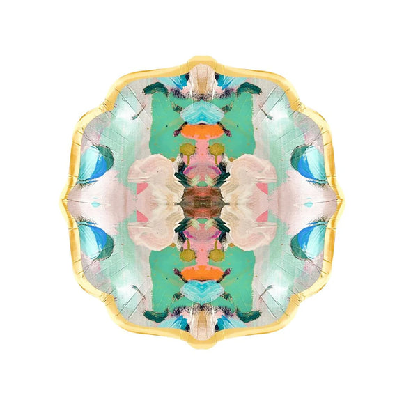 MONET'S GARDEN COCKTAIL PLATES