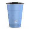 16oz PIRANI INSULATED TUMBLER, AZURE BLUE