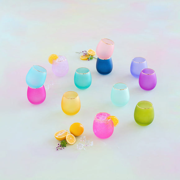 SUGAR PLUM FROSTED STEMLESS WINE, ASST.