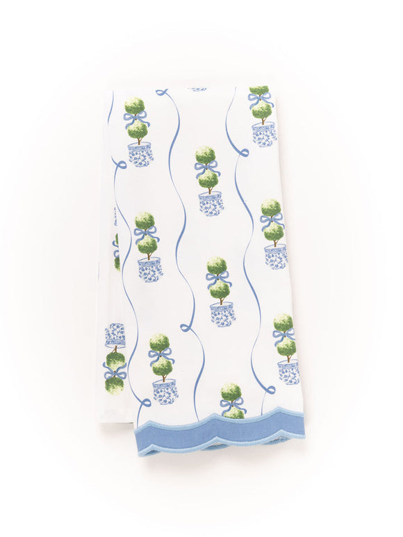 TOPIARY PRINT TEA TOWEL