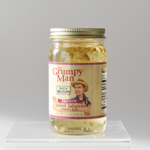 GRUMPY MAN SWEET JALAPENO PEPPER JELLY