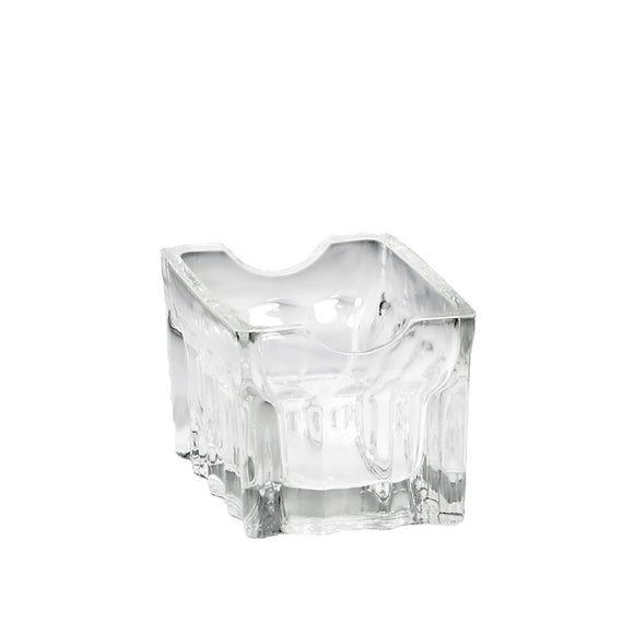 FLUTED SUGAR PACKET HOLDER, GLASS