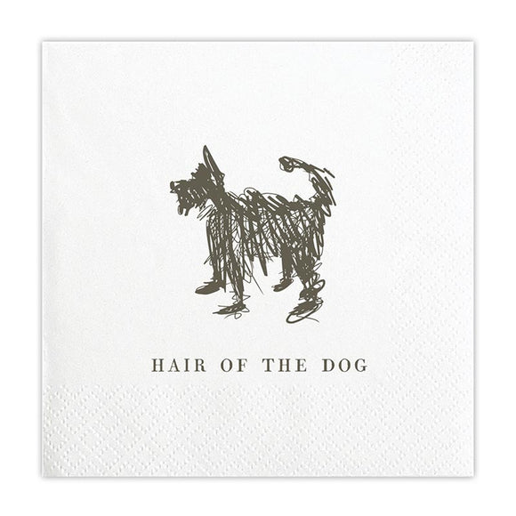 HAIR OF THE DOG COCKTAIL NAPKIN