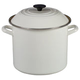 8 QT STOCK POT WHITE