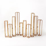 GOLD LAVOISIER HINGED FLOWER VASE