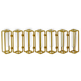 GOLD SMALL HINGED FLOWER VASE