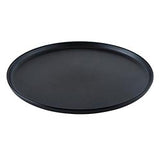 MEDIUM MELAMINE PLATE BLACK