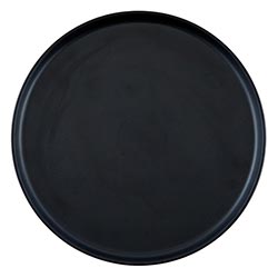 MEDIUM MELAMINE PLATE BLACK