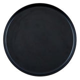 MEDIUM MELAMINE PLATE BLACK