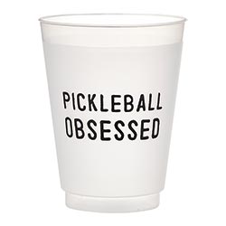PICKLEBALL OBSESSED FROST FLEX CUPS