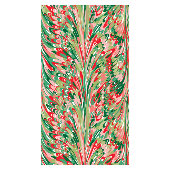 MARBLE PLAID GUEST NAPKINS