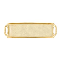 GOLD ALUMINUM TRAY, SMALL