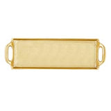 GOLD ALUMINUM TRAY, LARGE