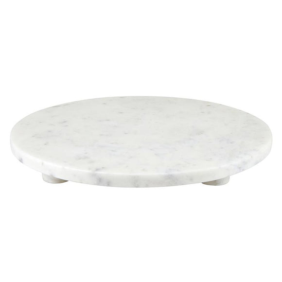 WHITE MARBLE STACK TRAY