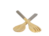 BAMBOO SMALL SALAD SERVER SET