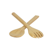 BAMBOO SMALL SALAD SERVER SET