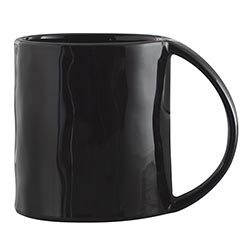 ARTISAN WIDE HANDLE MUG, GLOSS BLACK