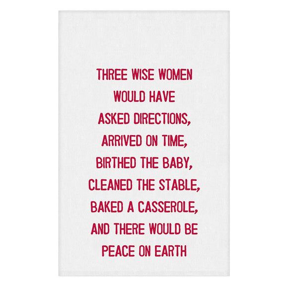 THREE WISE WOMEN TEA TOWEL