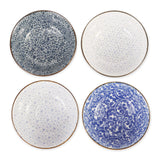 JAPANESE PORCELAIN BLUE & WHITE BOWLS, 6"