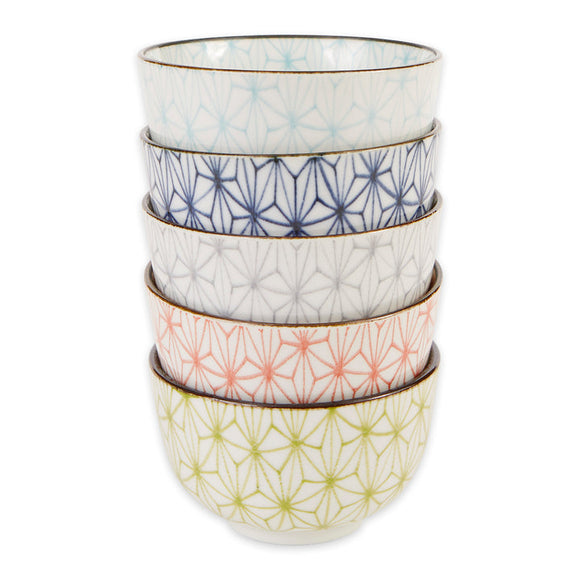 Geometric Rice Bowl JAPANESE GEOMETRIC BOWLS, 3.5