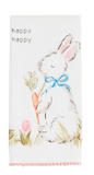 SPRING BUNNY TEA TOWELS, ASST.