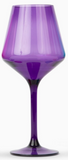 ACRYLIC STEMMED WINEGLASS, JEWEL
