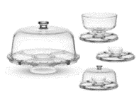 6 IN 1 DOMED SERVING PLATTER