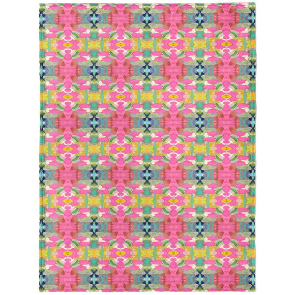 PINK PARADISE FLEECE BLANKET