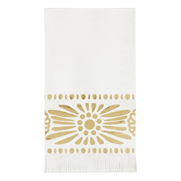 GOLD MOROCCAN GUEST NAPKINS