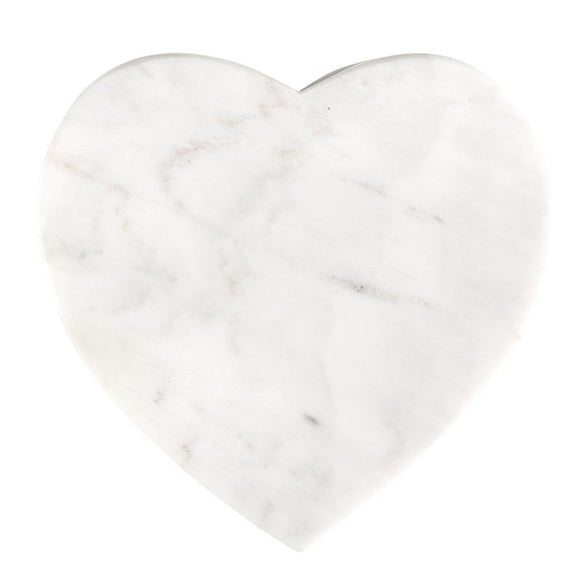 MARBLE HEART COASTER, SET OF 4