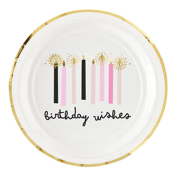 BIRTHDAY WISHES PLATES