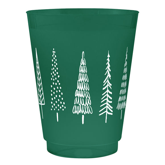 TREE LINED FROST FLEX CUPS