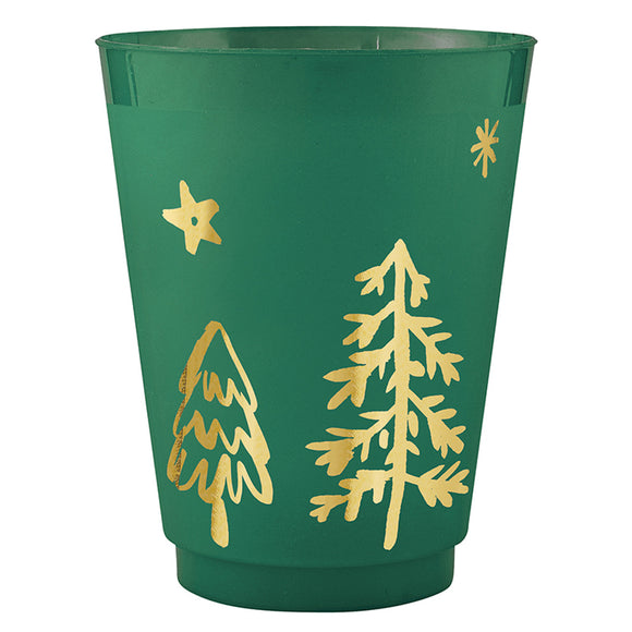 HOLIDAY TREES FROST FLEX CUPS