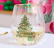 WHIMSICAL TREE STEMLESS WINE GLASS