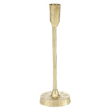 11.25" HAMMERED TAPER HOLDER, GOLD