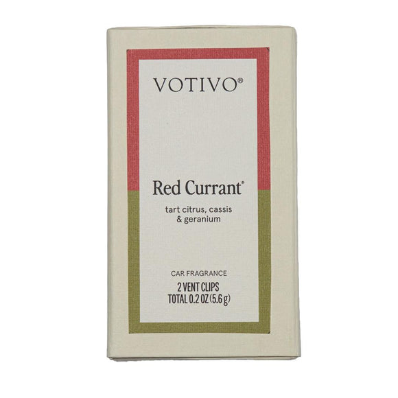 2pk RED CURRANT AUTO VENT CLIP
