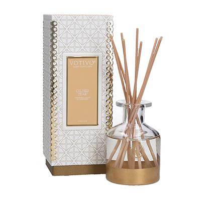 GILDED PEAR GOLD REED DIFFUSER
