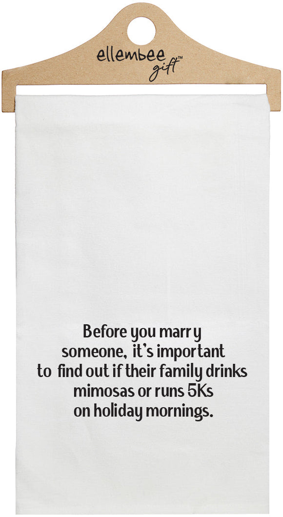 MIMOSA OR 5K TEA TOWEL