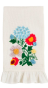 FLOWER STEM WAFFLE WEAVE TOWEL