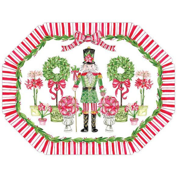 RED & GREEN NUTCRACKER DIE CUT PLACEMAT