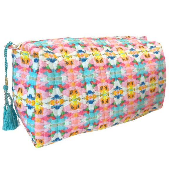 SUMNER PINK LARGE COSMETIC BAG