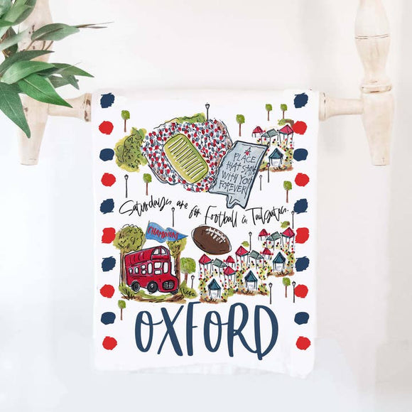 OXFORD MS TEA TOWEL