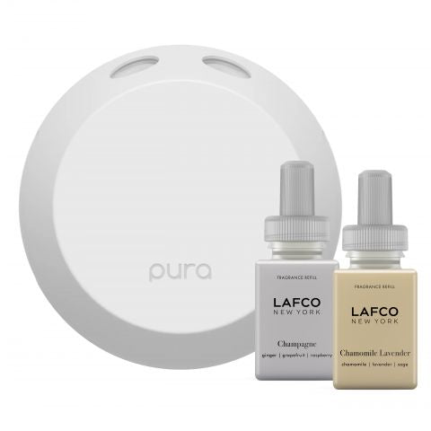 LAFCO PURA SMART DIFFUSER w/ CHAM/LAVNDR & CHAMPAGNE