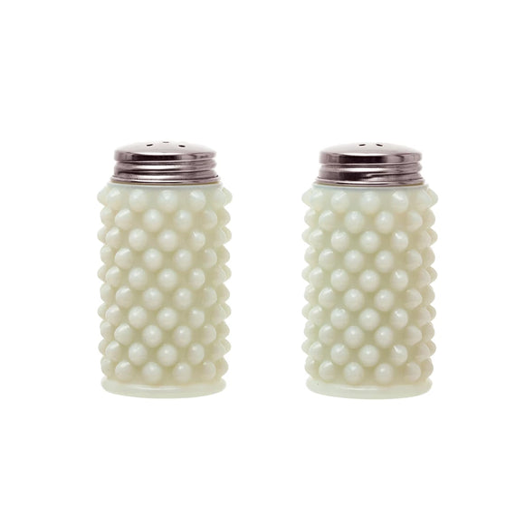 MILK GLASS SALT & PEPPER SHAKERS