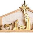 GOLD NATIVITY SCENE, LARGE