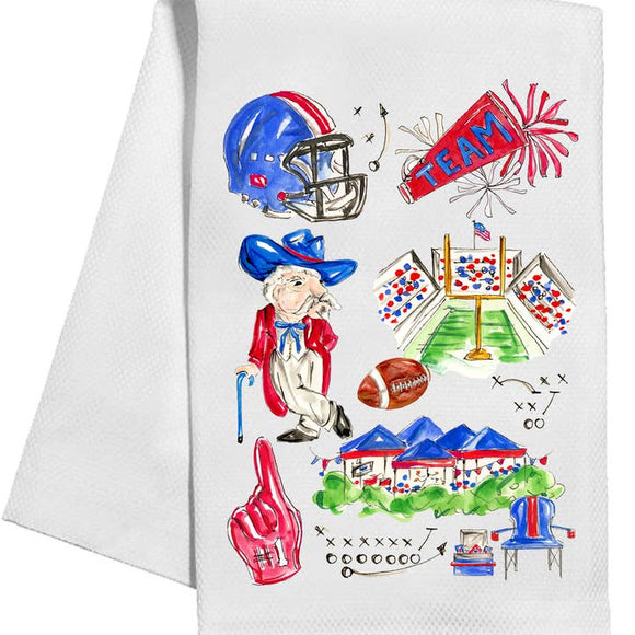REBEL FOOTBALL ICONS KITCHEN TOWEL