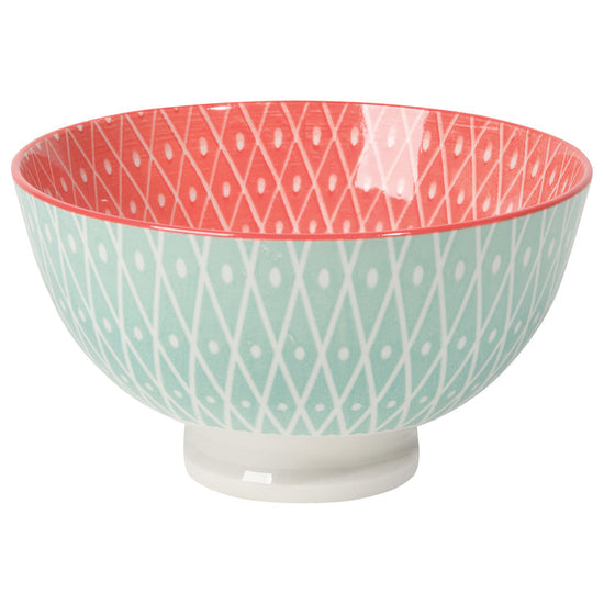 GEO STAMPED BOWL, 4 in.