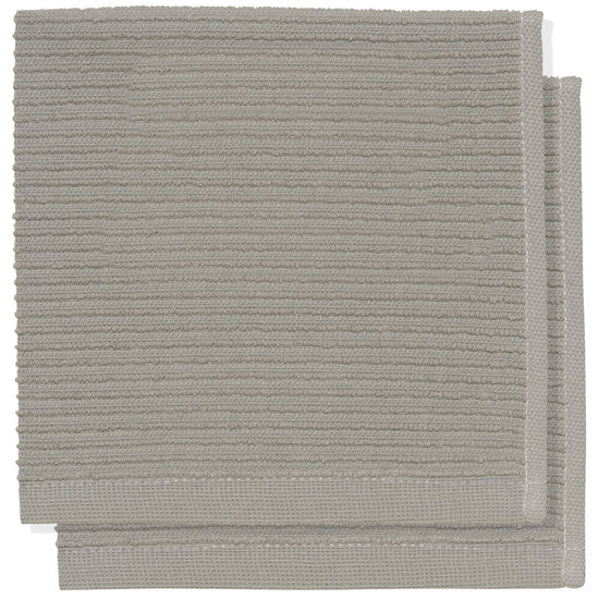 LONDON GREY RIPPLE DISH CLOTHS