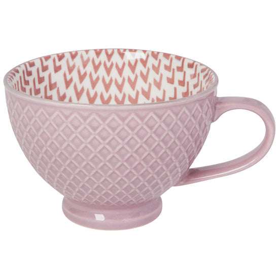 MAUVE LATTE MUG, 14oz